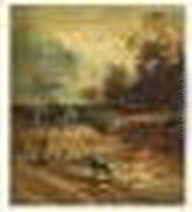 Le Berger by Charles Emile Jacque