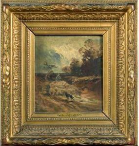 Le Berger by Charles Emile Jacque