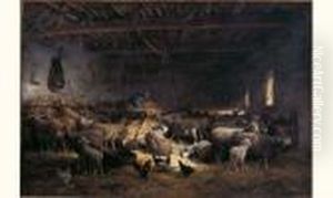 La Bergere by Charles Emile Jacque
