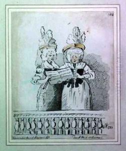 A duet by Miss Harriet and Miss Theodosia Abrams Harrisons Concert Hanover Square 1788 by John Nixon