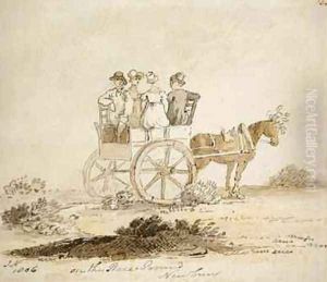 On the Raceground Newbury 1806 by John Nixon
