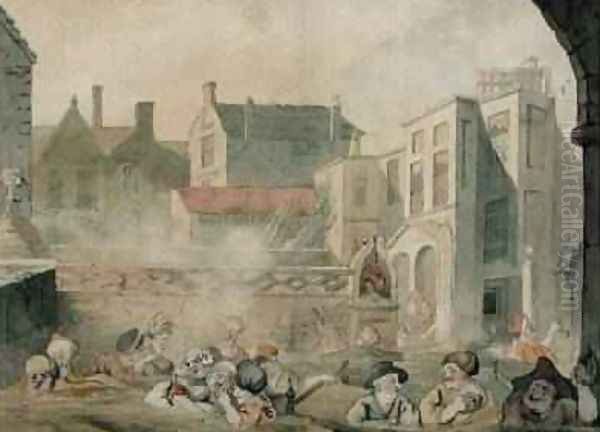 The Kings Bath Bath 1800 - view 1