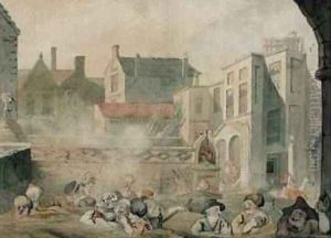 The Kings Bath Bath 1800 by John Nixon