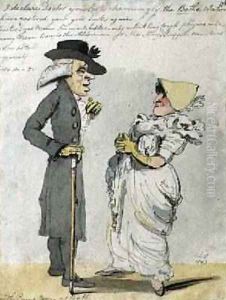I declare Doctor you look charmingly the Bethe waters have restored your good looks again 1803 by John Nixon