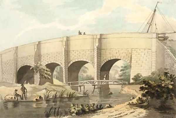 The grand aquaduct over the river Clyde - view 1