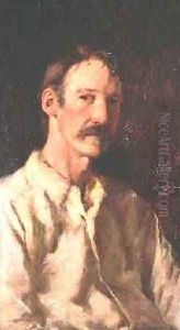 Robert Louis Stevenson 1850-94 1892 by Count Girolamo Pieri Nerli