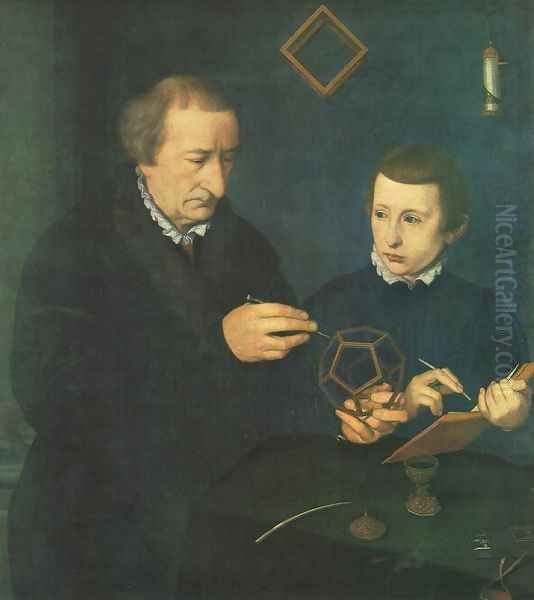 Portrait of Johannes Neudorfer and his Son - view 1