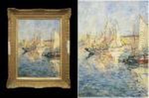 Bateaux A Venise. by Armand Jamar