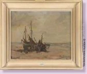 Bateaux Echoues Sur La Plage