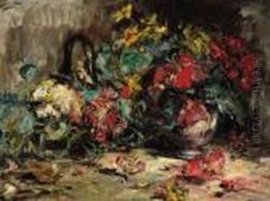 Bloemenstilleven by Armand Jamar