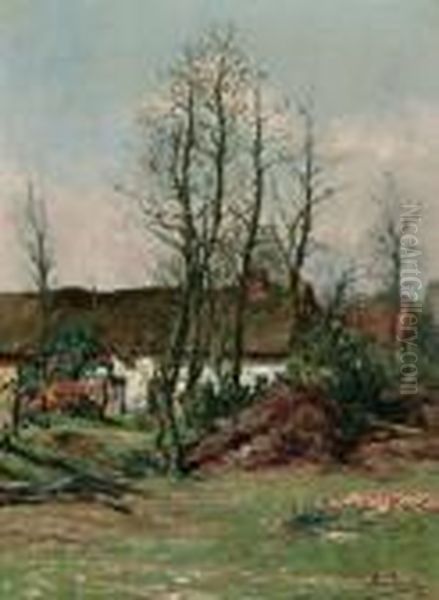 Witte Boerderij Aan Een Weide - view 1