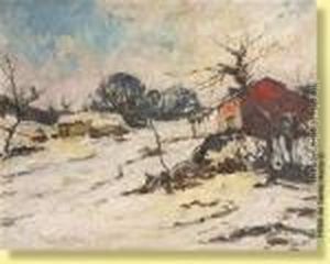 Campagne Enneigee by Armand Jamar