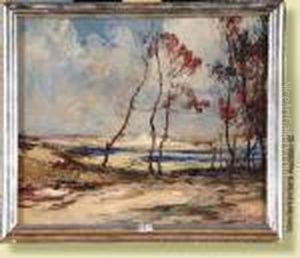 Arbres En Bord De Mer by Armand Jamar