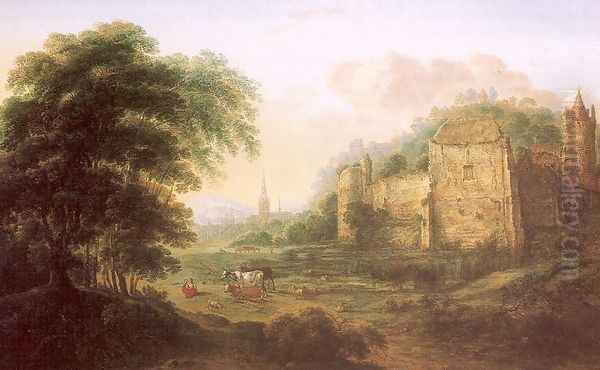Landscape with Ruins of a Fortress - view 1