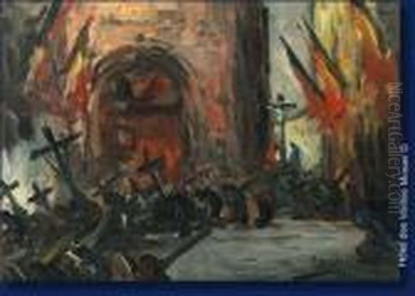 La Procession Des Penitents A Furnes - view 1