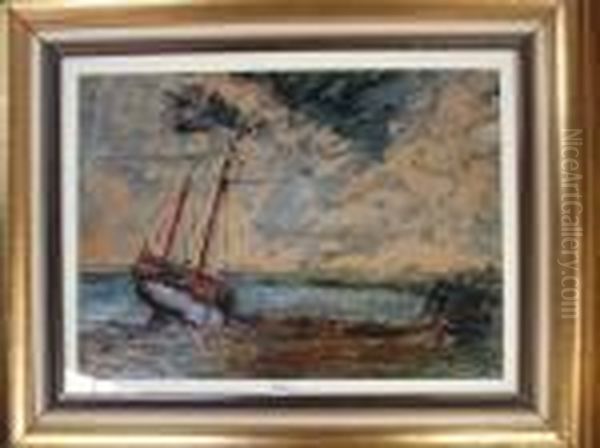 Bateau Echoue Sur Le Rivage - view 1