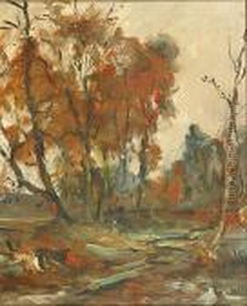Landschap In De Herfst. - view 1