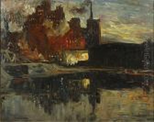 "la Gistfabriek A Bruges". - view 1