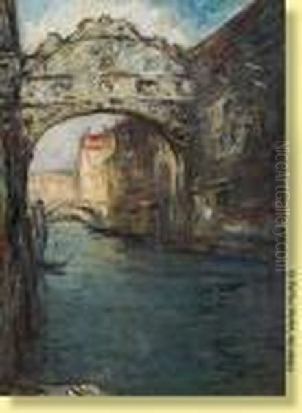 Le Pont Des Soupirs A Venise - view 1