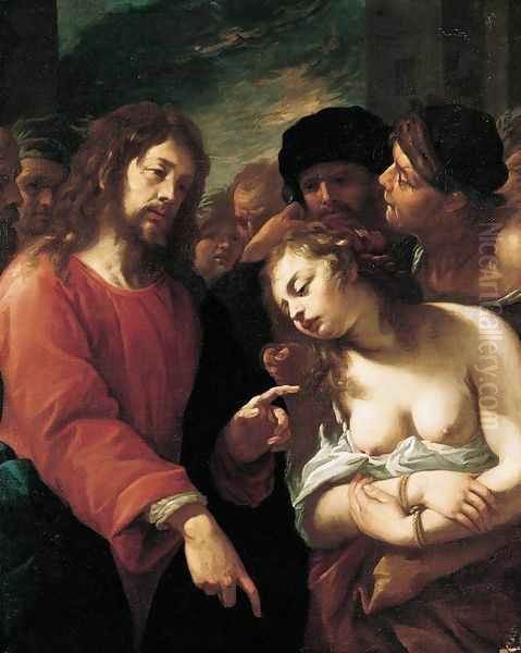 Christ and the Woman Taken in Adultery - view 1