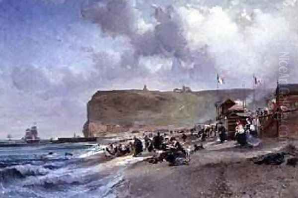 Crinolines on the Beach Fecamp 1871 - view 1