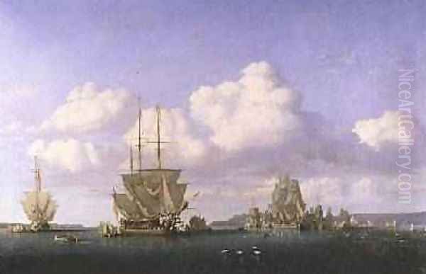 The Anchorage of Brest in Calm Weather 1844 - view 1