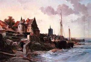 Souvenir de Douarnenes by Jules Achille Noel