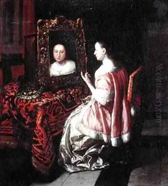 A Lady at Her Toilet - view 1