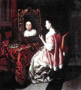 A Lady at Her Toilet