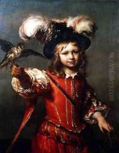A Boy with a Falcon and Leash 1665