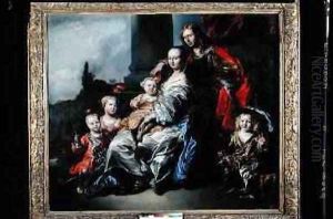 Portrait of a Dutch Family by Jan or Joan van Noordt