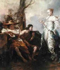 Granida and Daifilo 1663 by Jan or Joan van Noordt
