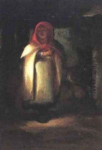 Little Red Riding Hood by Robert Loftin Newman