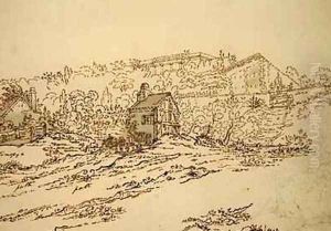 The Pavillon de Musique de la Comtesse du Barry at Louveciennes Paris by John Claude Nattes