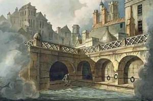 Inside of Queens Bath from Bath Illustrated by a Series of Views by John Claude Nattes