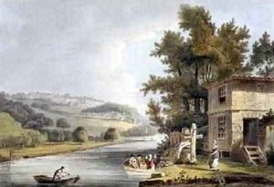 Old Ferry from Bath Illustrated by a Series of Views by John Claude Nattes