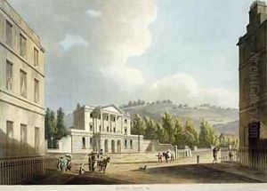 Sydney Hotel from Bath Illustrated by a Series of Views by John Claude Nattes