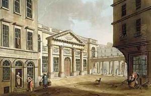 The Pump Room from Bath Illustrated by a Series of Views by John Claude Nattes