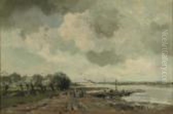 The Arrival Of The Ferry - view 1