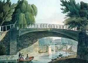The Bridges over the Canal in Sidney Gardens by John Claude Nattes