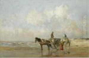 Fisher Folk On The Beach