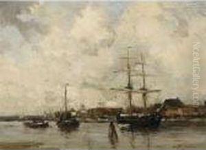 A View Of Harlingen Harbour A View Of Harlingen Harbour