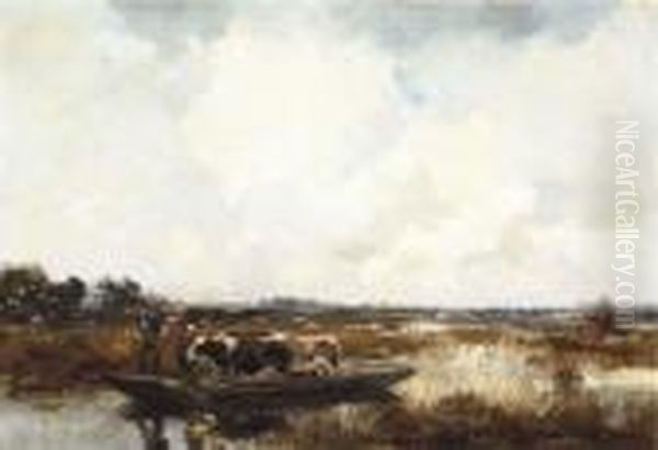 Cattle In A Polder Landscape - view 1