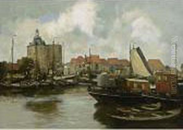 The Harbour Of Enkhuizen With The Drommedaris - view 1