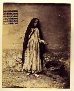 Untitled Beggar in Cairo 1876 by Carlo Naya
