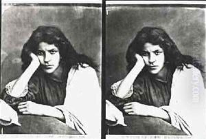 A Girl of Chioggia Dreaming of Her Loves by Carlo Naya