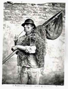 Portrait of a Fisherman Carrying his Nets by Carlo Naya