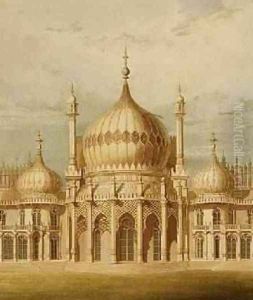 Exterior of the Saloon from Views of the Royal Pavilion