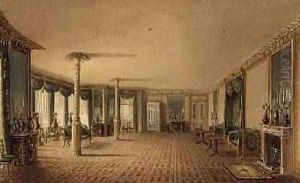 The South Drawing Room or Banqueting Room Gallery from Views of the Royal Pavilion