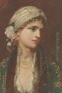 An Eastern beauty by Charles Wynee Nicholls